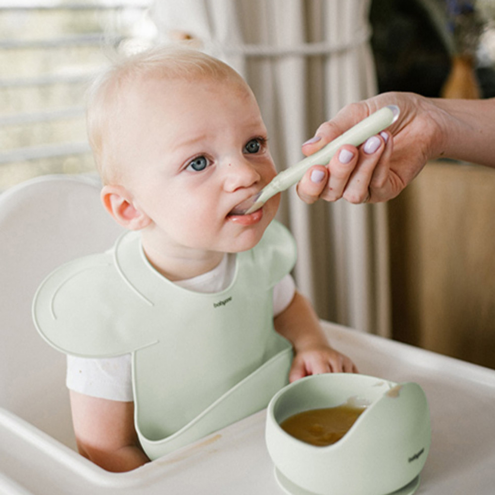 BabyOno 1481/03 - Szilikon Tapadókorongos Tányér/Menta – babatermék