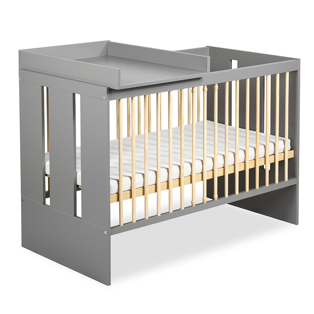 Klups - Pelenkázó Keret 60 x 120-as ágyakhoz Grafit – babatermék