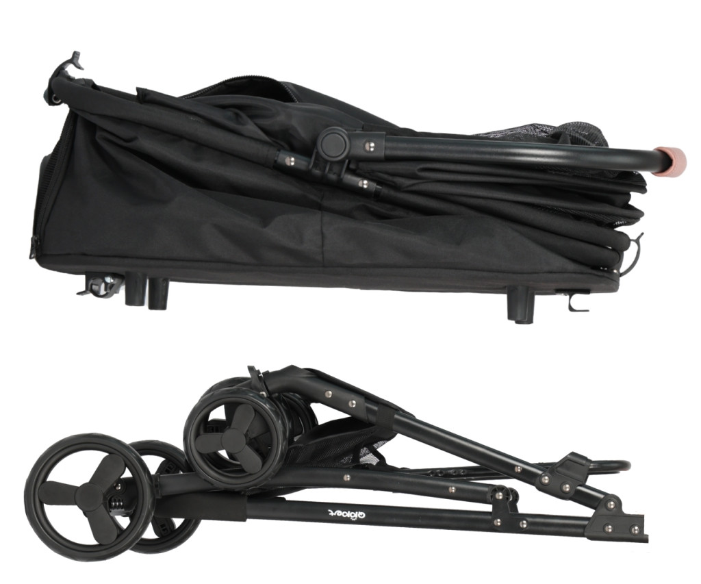Qppet - Bobbie Pet Black 6961 Kutya és Cica Babakocsi – babakocsi