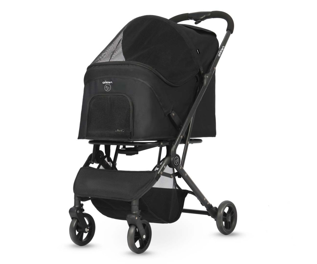 Qppet - Pettie Pet Black 6959 Kutya és Cica Babakocsi – babakocsi