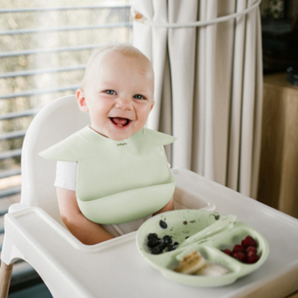 BabyOno 1639/03 - Szilikon Előke Állítható Menta