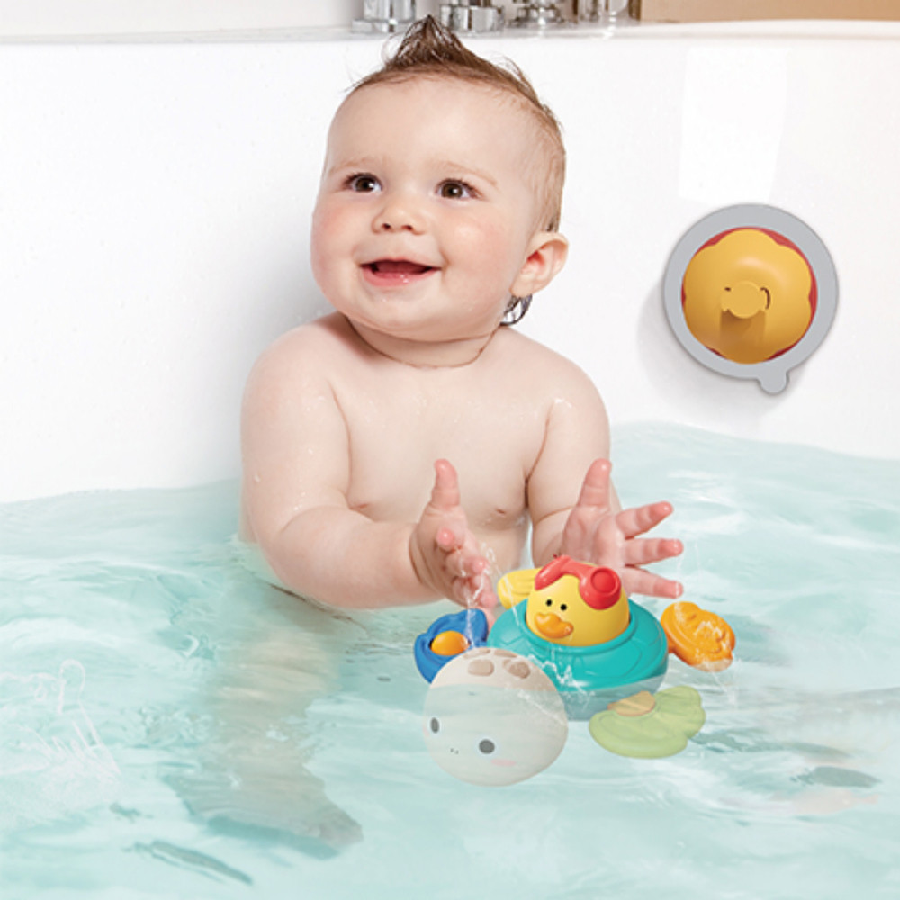 BabyOno 1584 - Szenzoros tapadókorongos játék Teknős-TURTLE