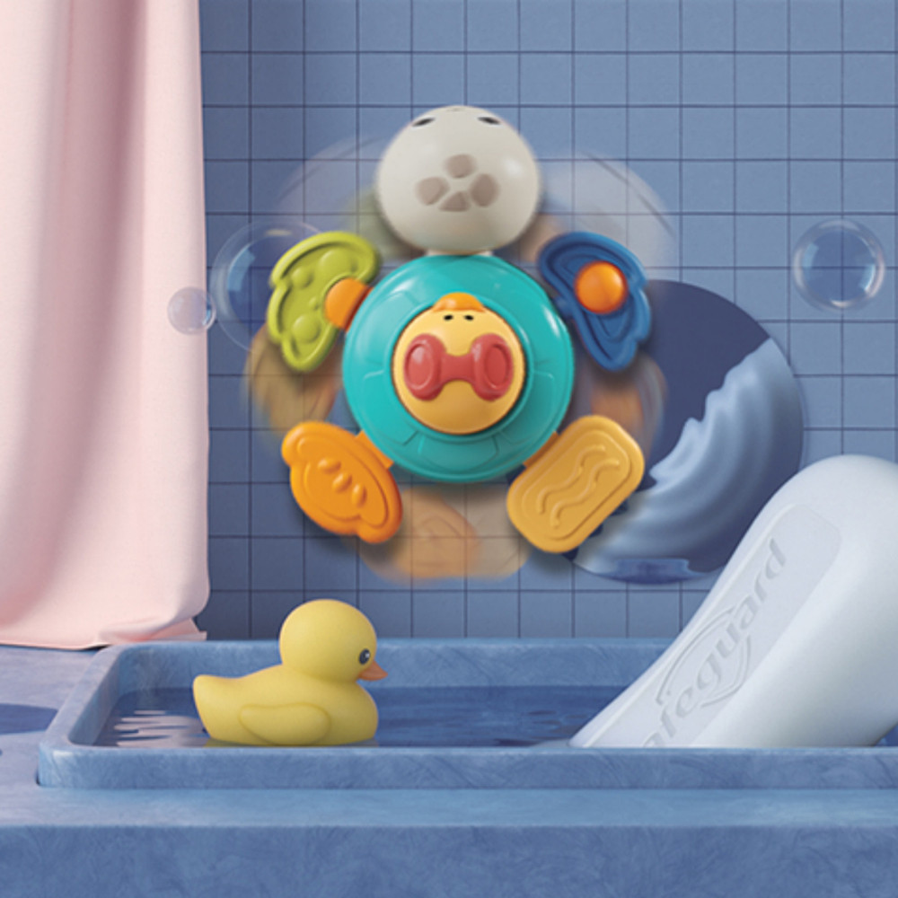 BabyOno 1584 - Szenzoros tapadókorongos játék Teknős-TURTLE