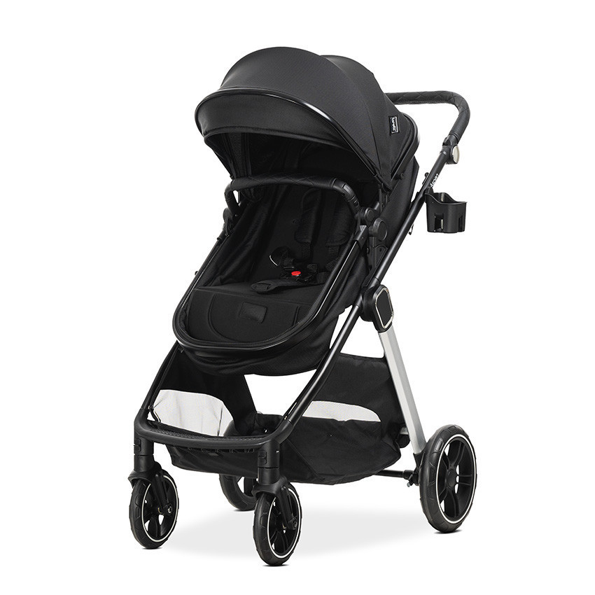 Lorelli Aspen babakocsi mózessé alakítható sport résszel - Black
