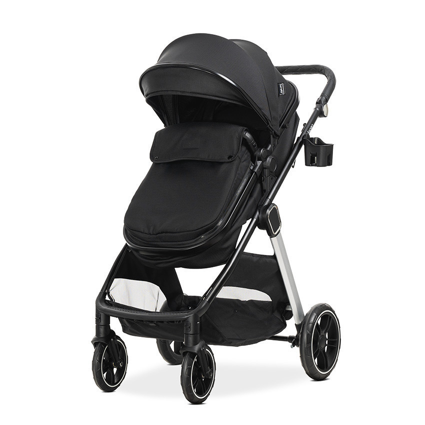 Lorelli Aspen babakocsi mózessé alakítható sport résszel - Black