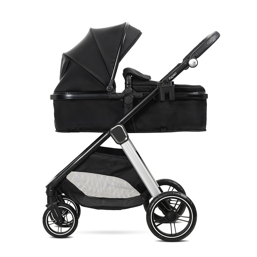 Lorelli Aspen babakocsi mózessé alakítható sport résszel - Black