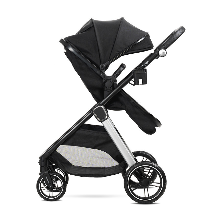 Lorelli Aspen babakocsi mózessé alakítható sport résszel - Black