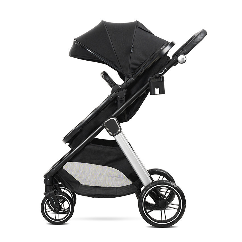 Lorelli Aspen babakocsi mózessé alakítható sport résszel - Black