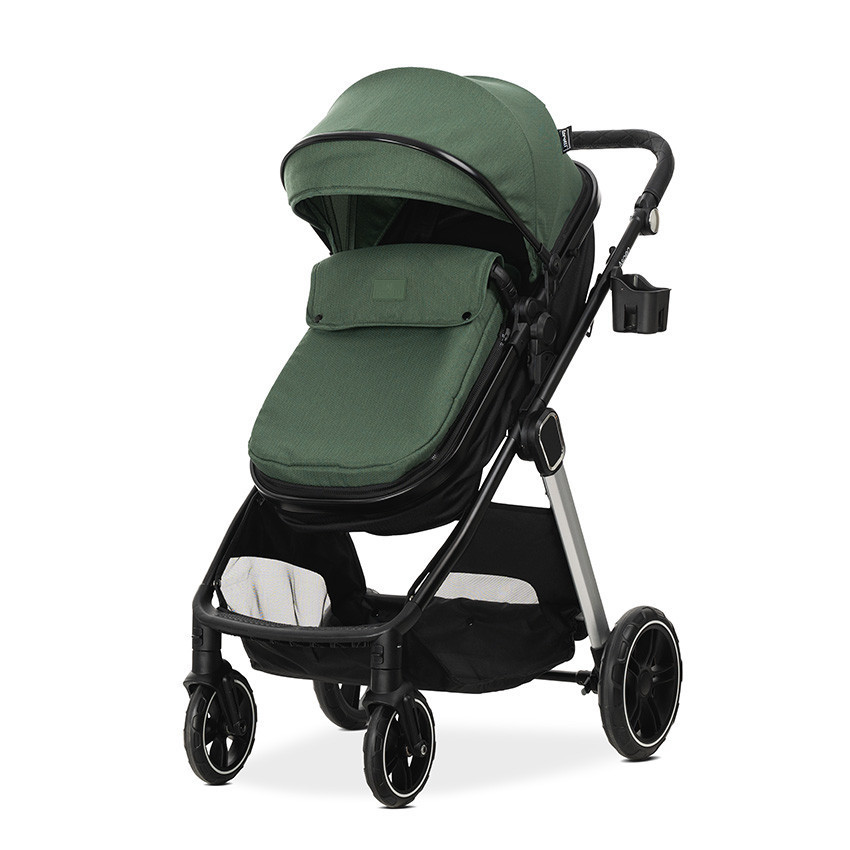Lorelli Aspen babakocsi mózessé alakítható sport résszel - Green