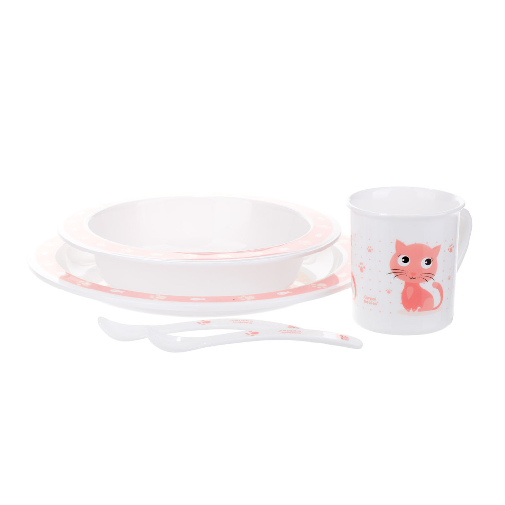 Canpol 4/401 - Tányér Étkészlet Cute Animals – babatermék