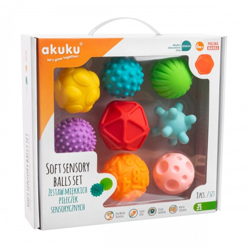 AKUKU A0452 - Fürdőjáték 8 db – fürdetési kiegészítő