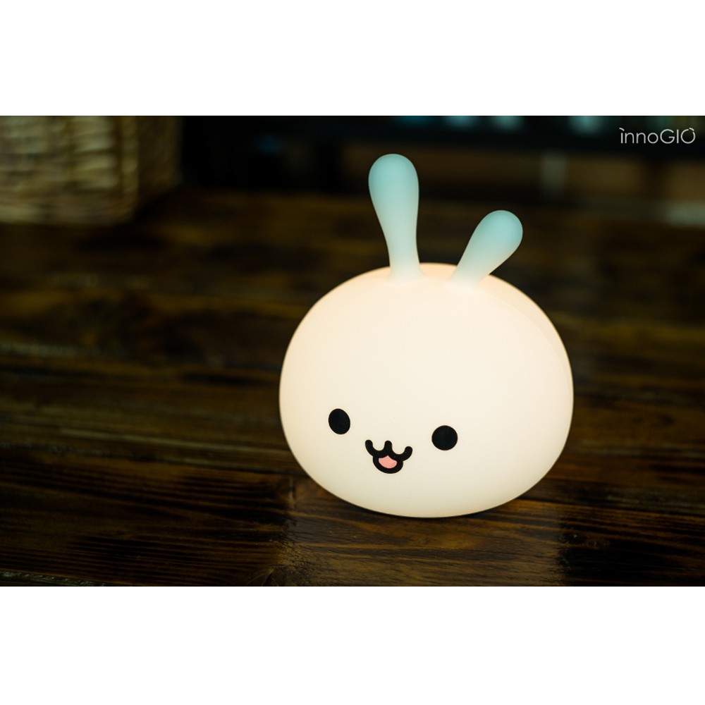 INNOGIO LJC-122 Szilikon Éjjeli Lámpa - GIO Bunny Midi