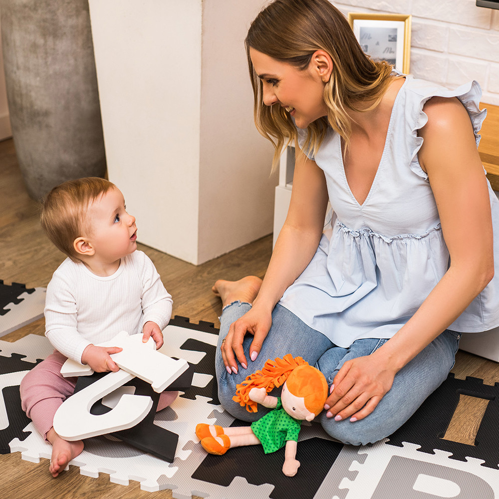 BabyOno 278/02 - Puzzle Játszószőnyeg 10db-os – játszószőnyeg 2. kép