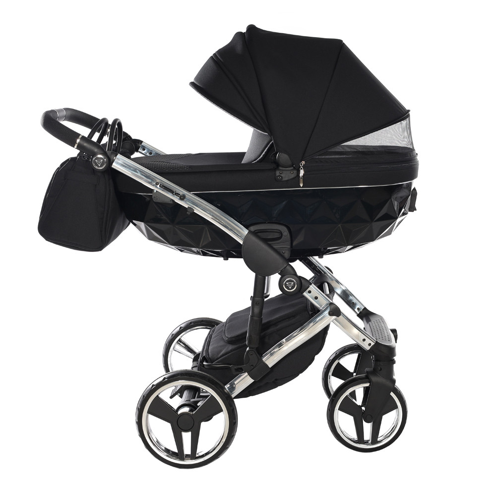 Junama Diamond s Line V2 System - Fekete és Ezüszt – babakocsi