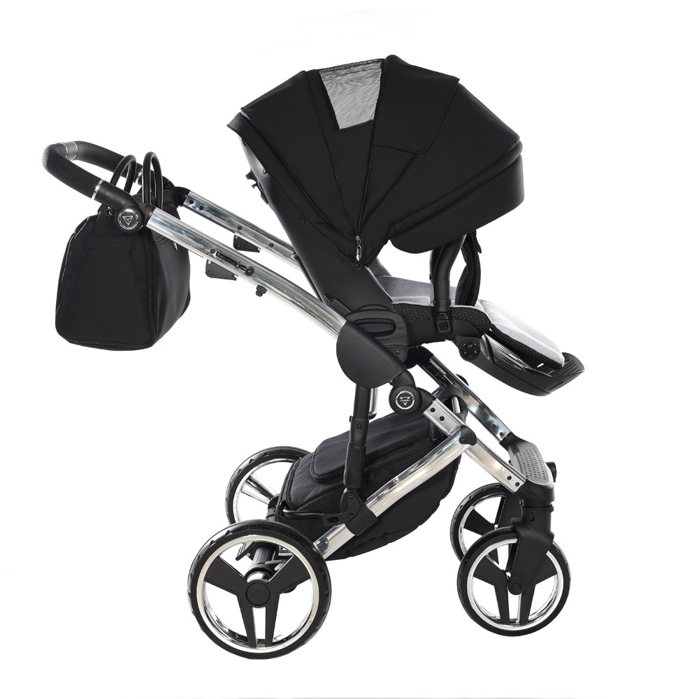 Junama Diamond s Line V2 System - Fekete és Ezüszt – babakocsi
