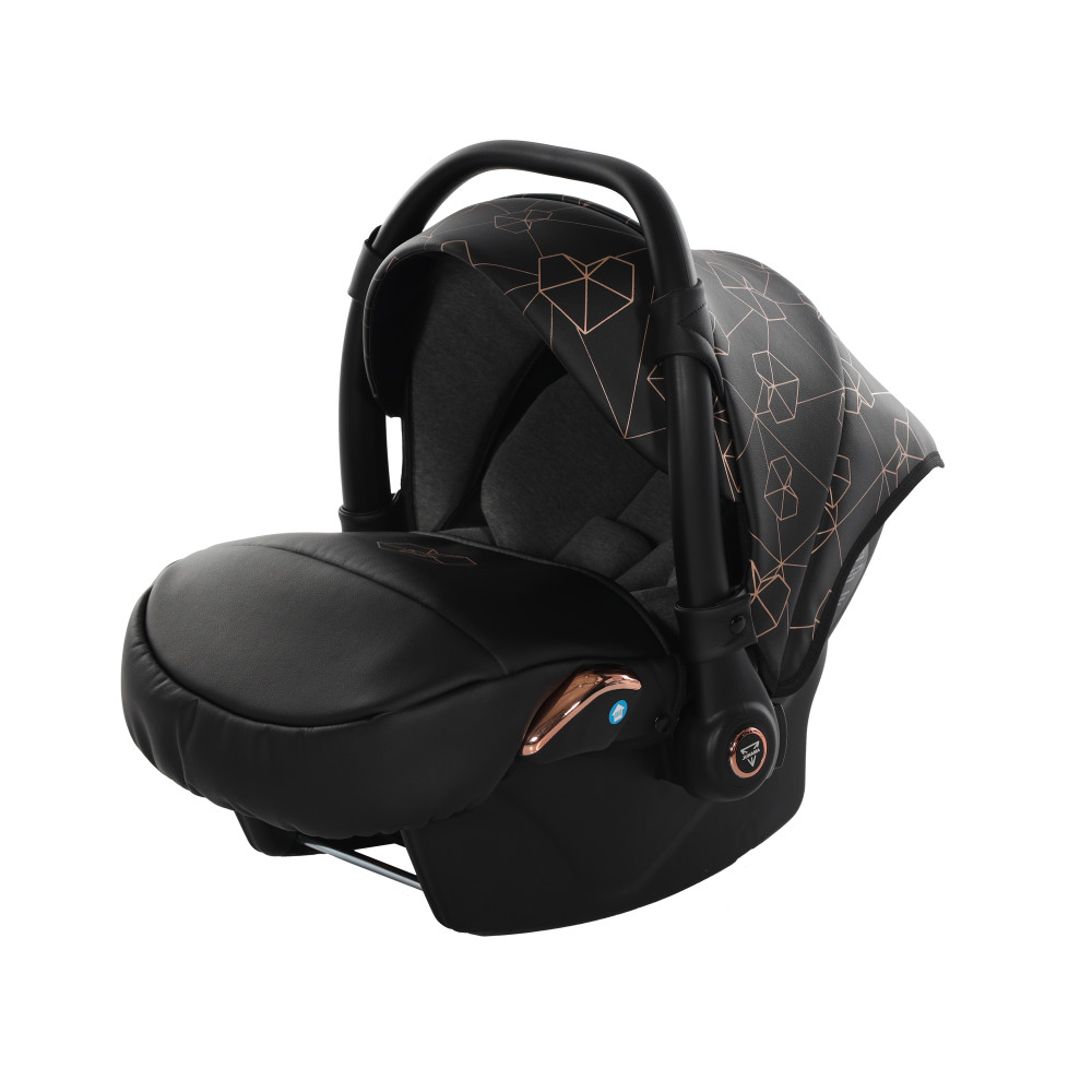 Junama Diamond Heart V3 System - Fekete-Óarany – babakocsi
