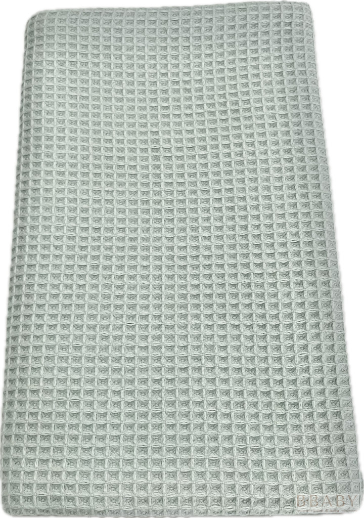 Olíva waffle babatakaró 70x90 cm – 100% pamut, OEKO-TEX, szellőző és puha – babatermék