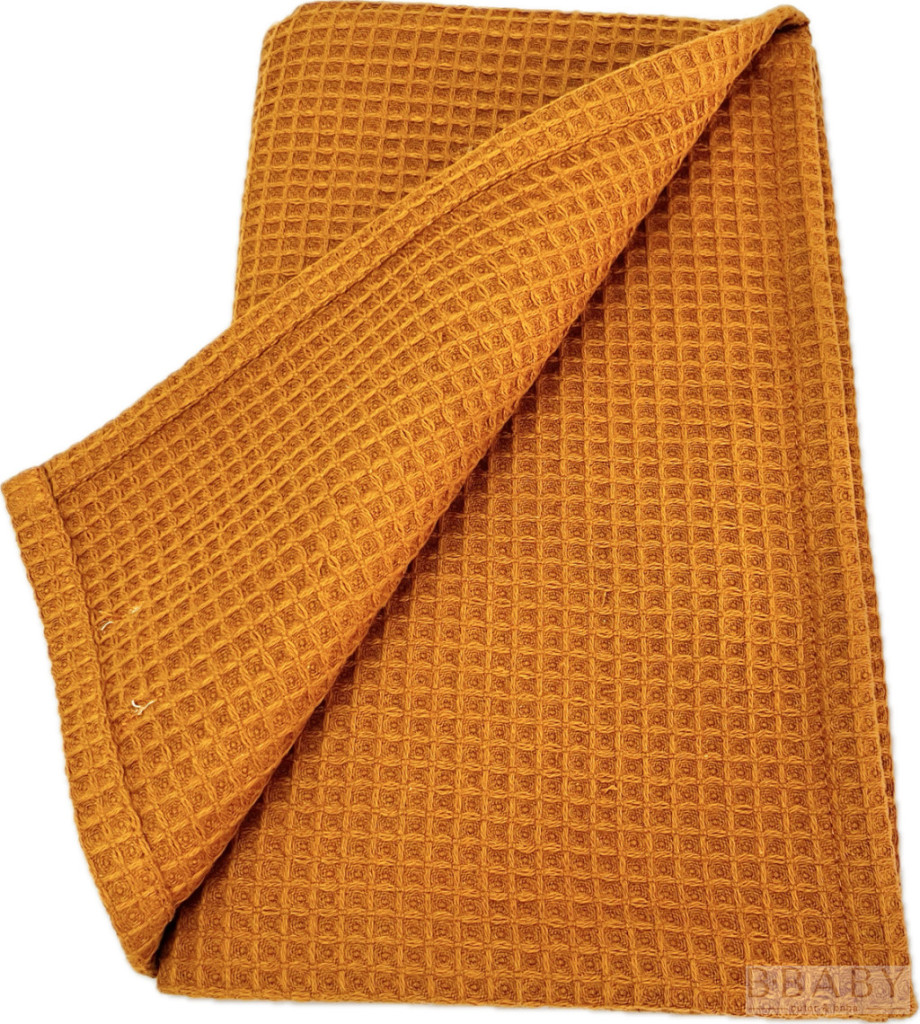 Terra waffle babatakaró 70x90 cm – puha, légáteresztő, 100% pamut – babatermék