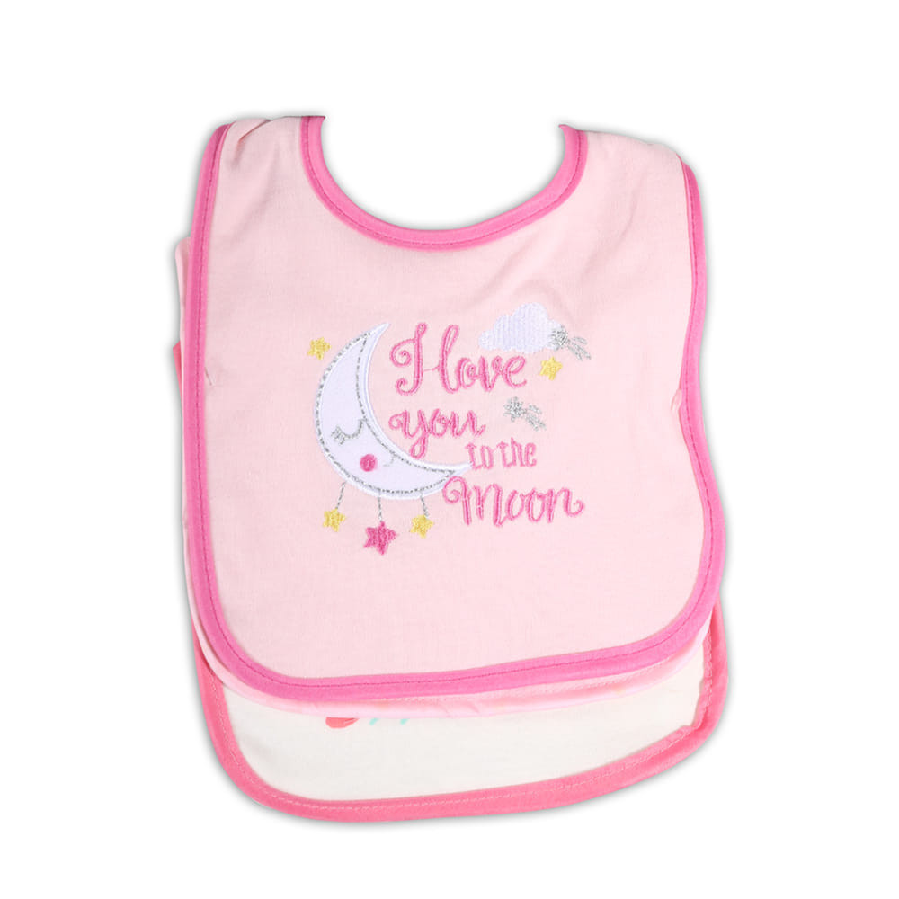 CANGAROO TIBBY előke 3 db újszülött méret RÓZSASZÍN/PINK