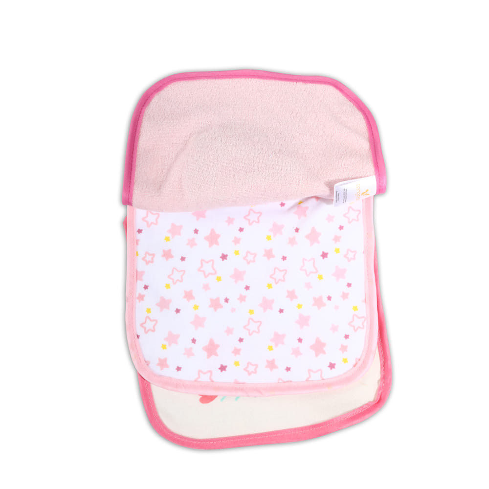 CANGAROO TIBBY előke 3 db újszülött méret RÓZSASZÍN/PINK