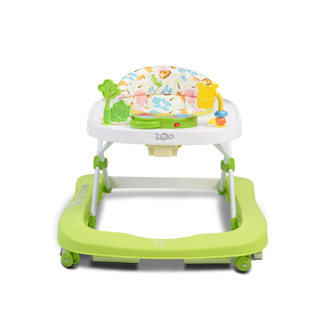 MONI Zoo 2in1 átalakítható bébikomp járássegítős zöld
