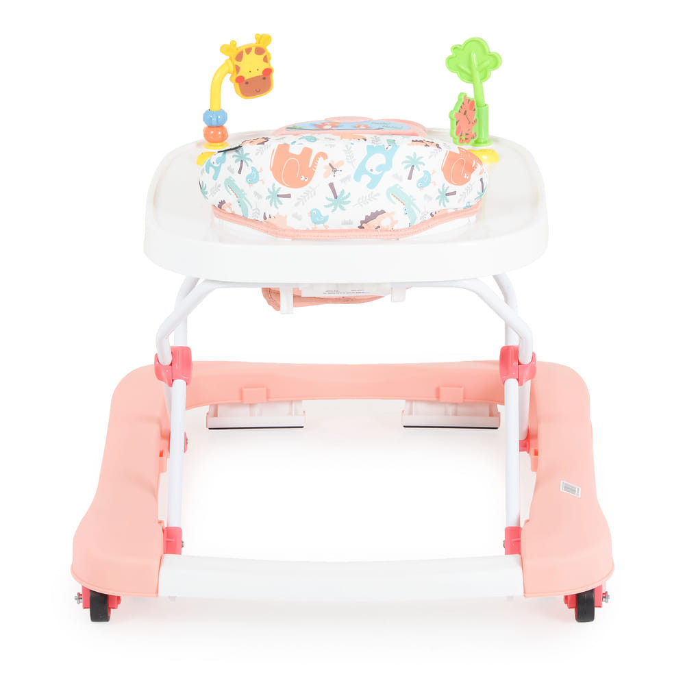 MONI Zoo 2in1 átalakítható bébikomp járássegítős pink