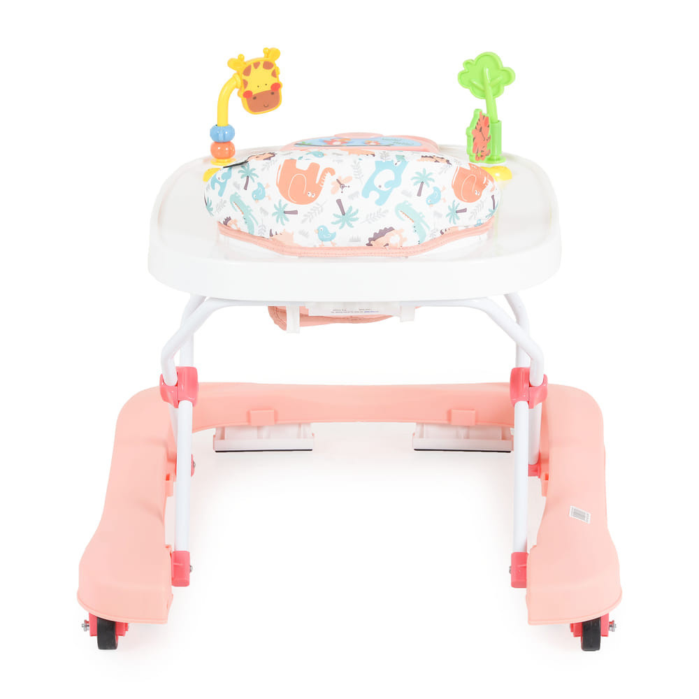 MONI Zoo 2in1 átalakítható bébikomp járássegítős pink