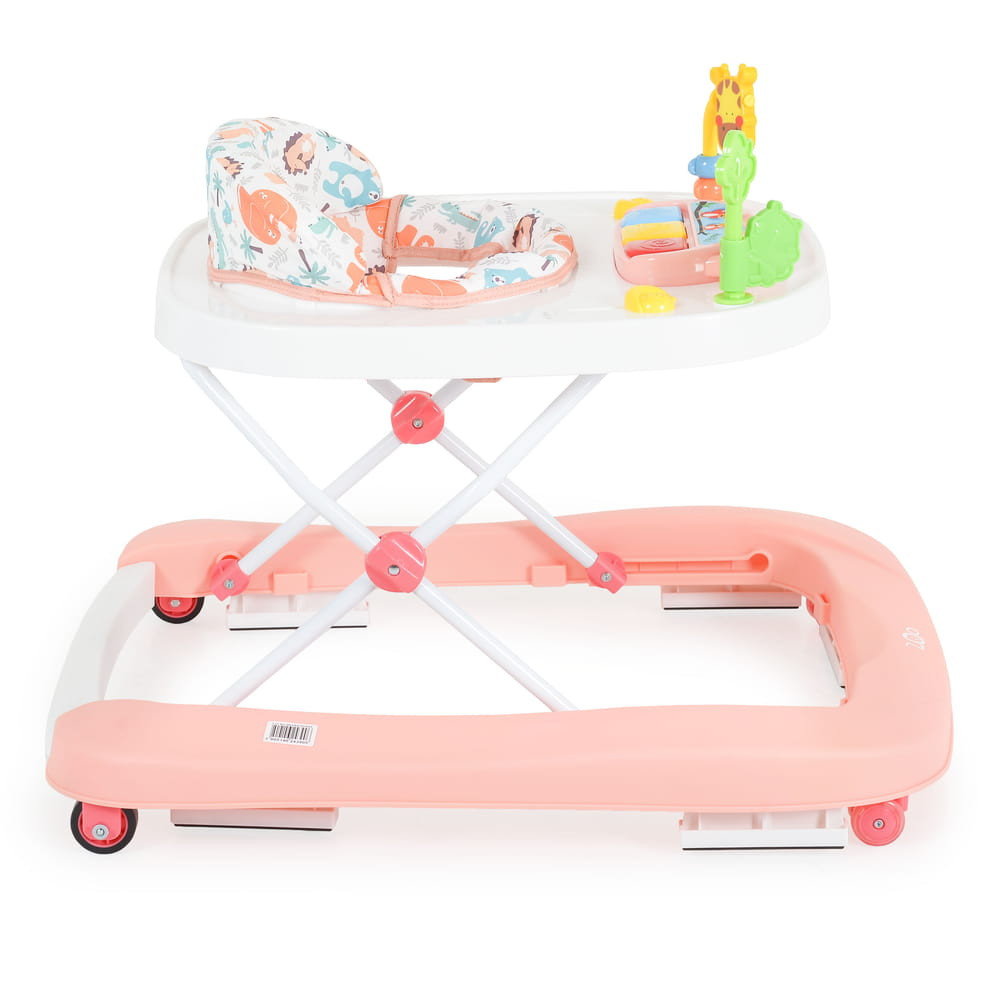 MONI Zoo 2in1 átalakítható bébikomp járássegítős pink