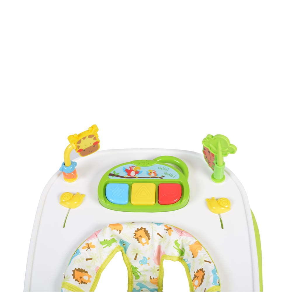 MONI Zoo 2in1 átalakítható bébikomp járássegítős szürke