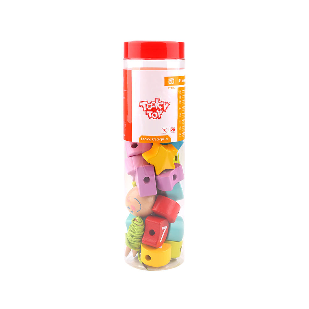 TOOKY Toy fajáték fűzős kukac