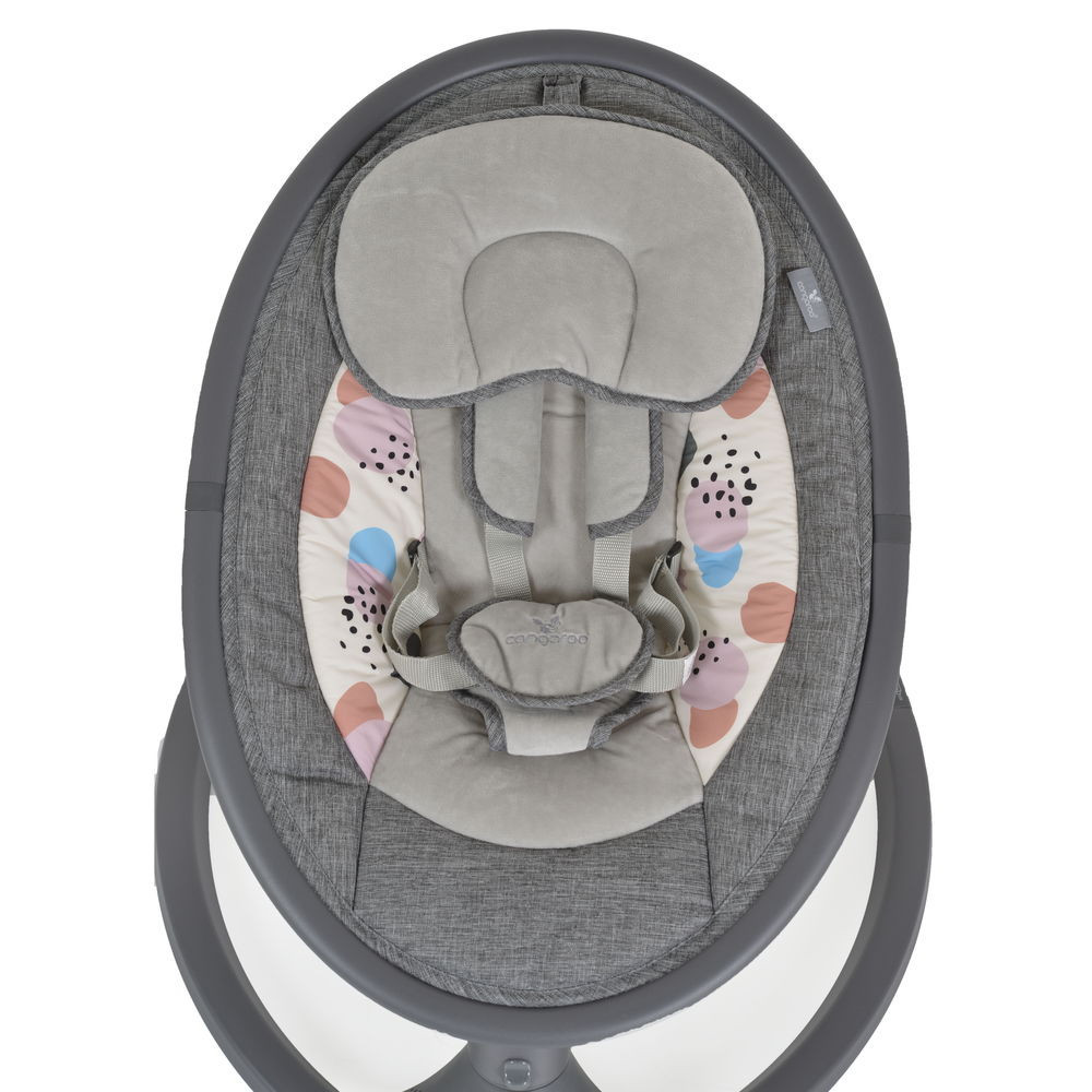 Moni Iswing elektromos hinta, 9 kg, 5seb., szúnyoghálóval S.SZÜRKE