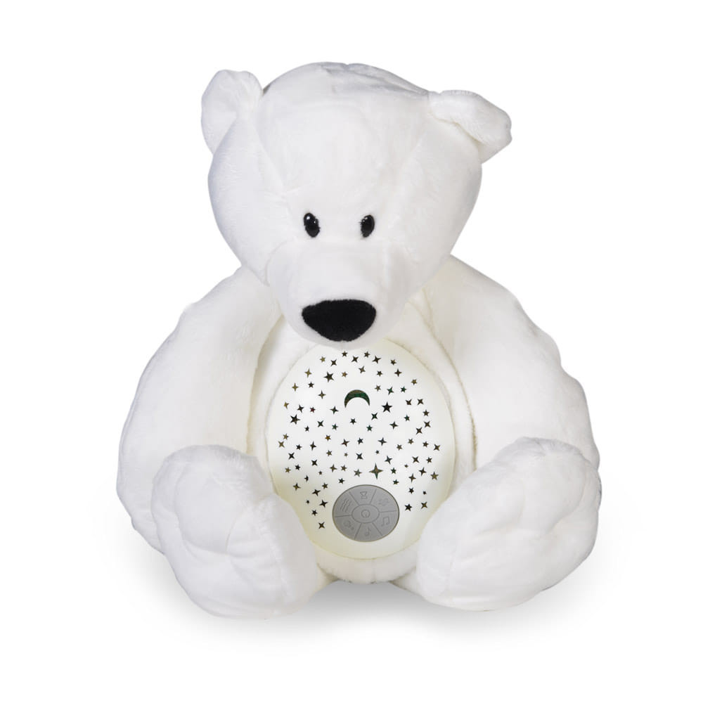 Moni Toys Lamp éjjeli lámpa maci plüss projector fehér
