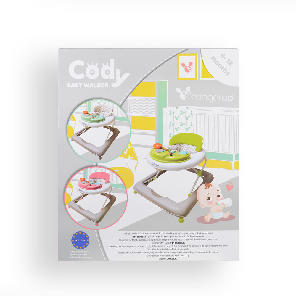 CANGAROO Cody bébikomp pink
