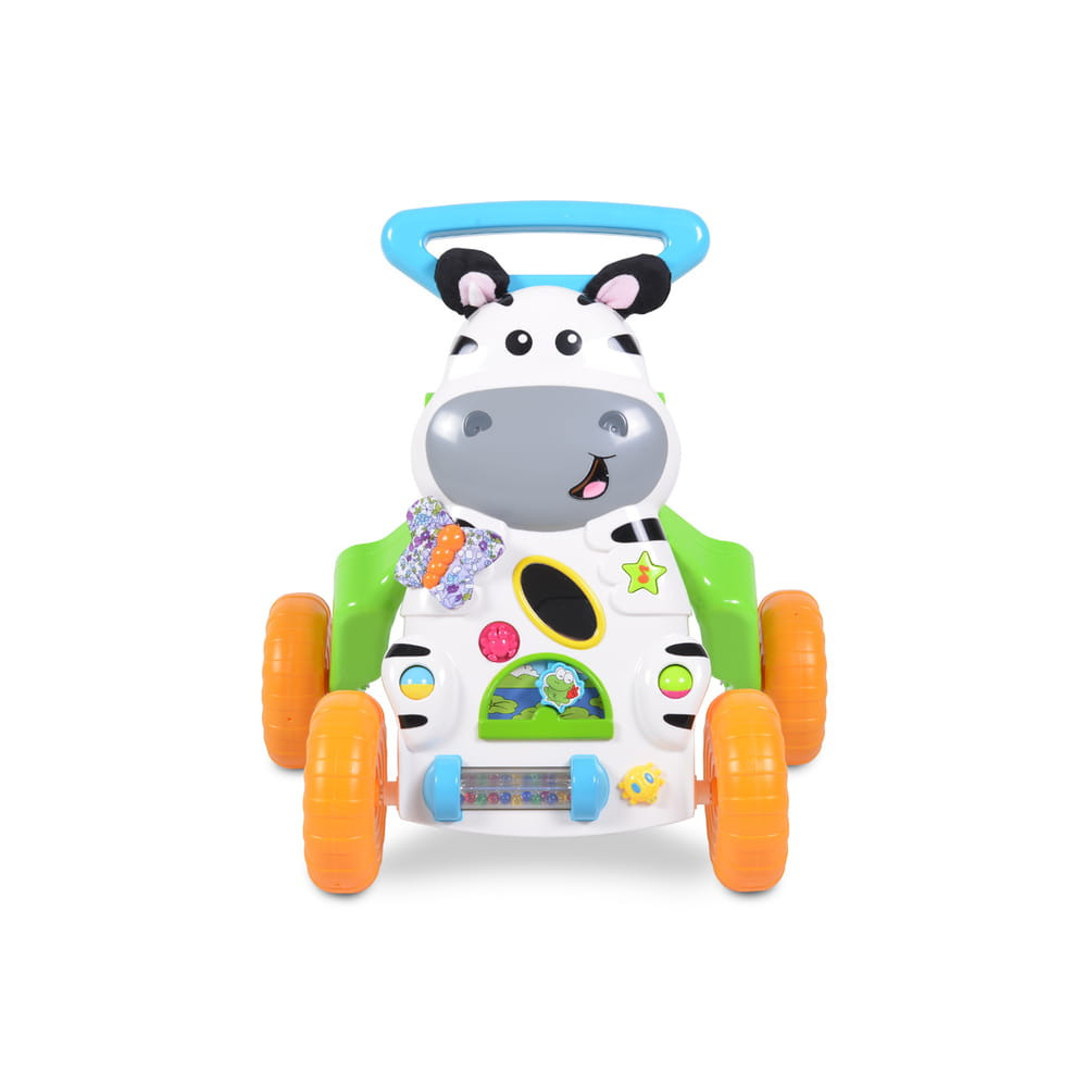 Moni MUSIC PUSH WALKER 2in1 járássegítő zebrás – babatermék