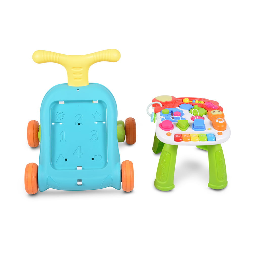 Moni Toys Music járássegítő műanyag 2in1 játszóasztal – babatermék