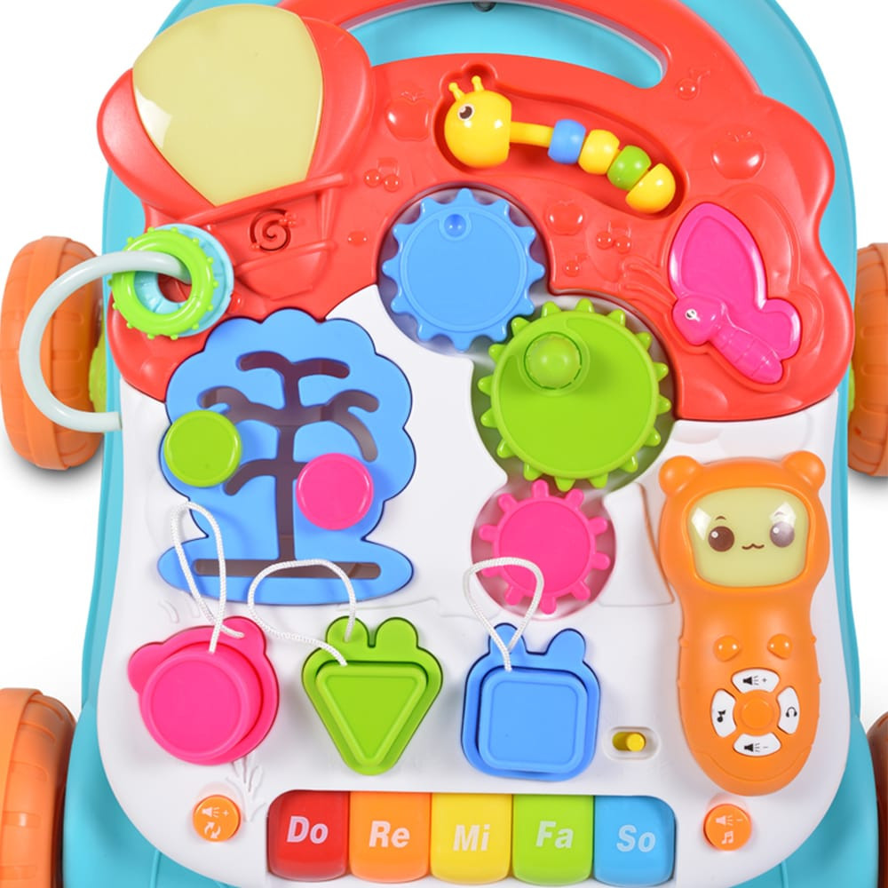 Moni Toys Music járássegítő műanyag 2in1 játszóasztal – babatermék
