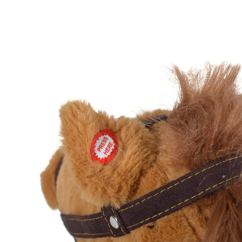 Moni Toys Hintaló kerekekkel 70cm Thunder világosbarna