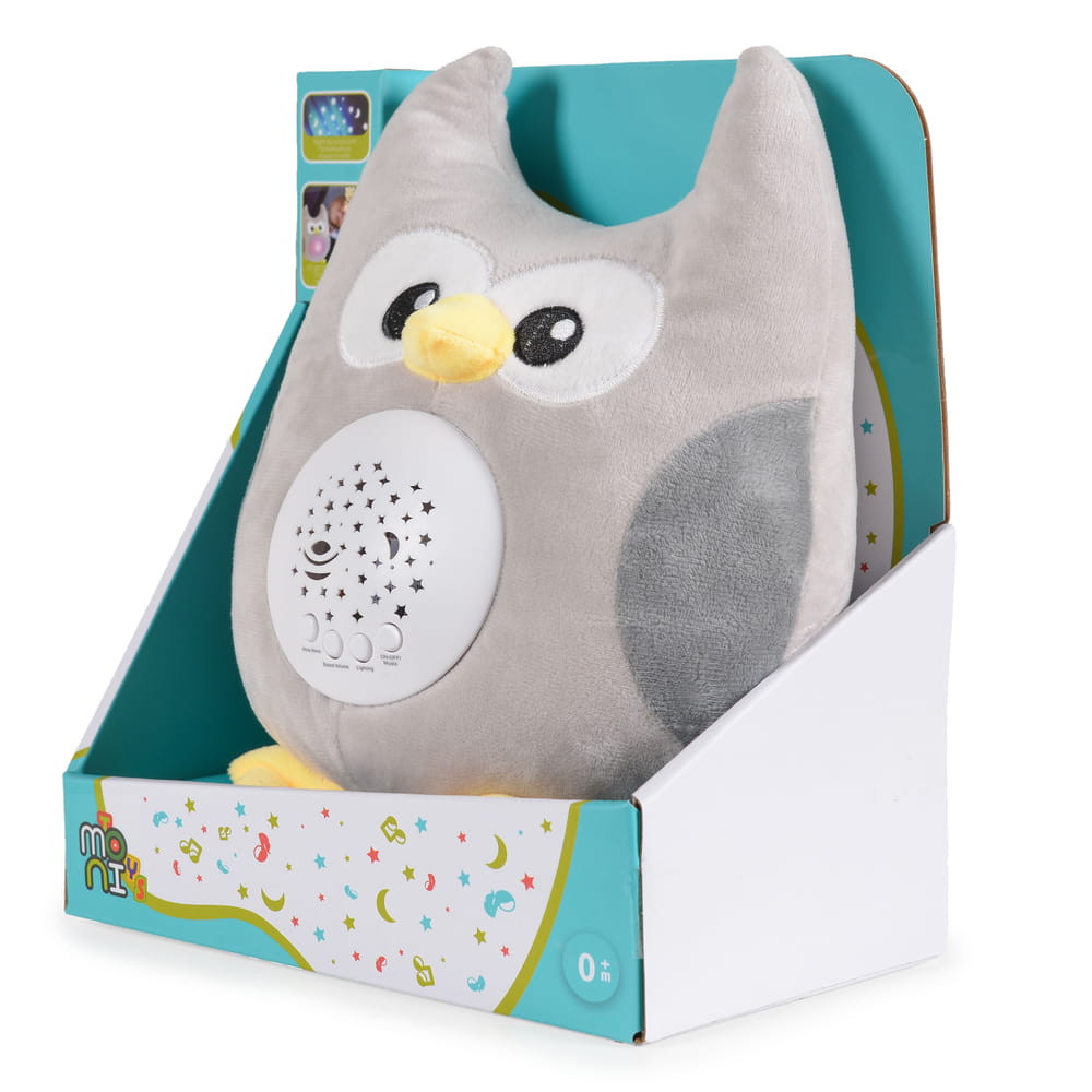 Moni Toys Lamp éjjeli lámpa bagoly plüss projector