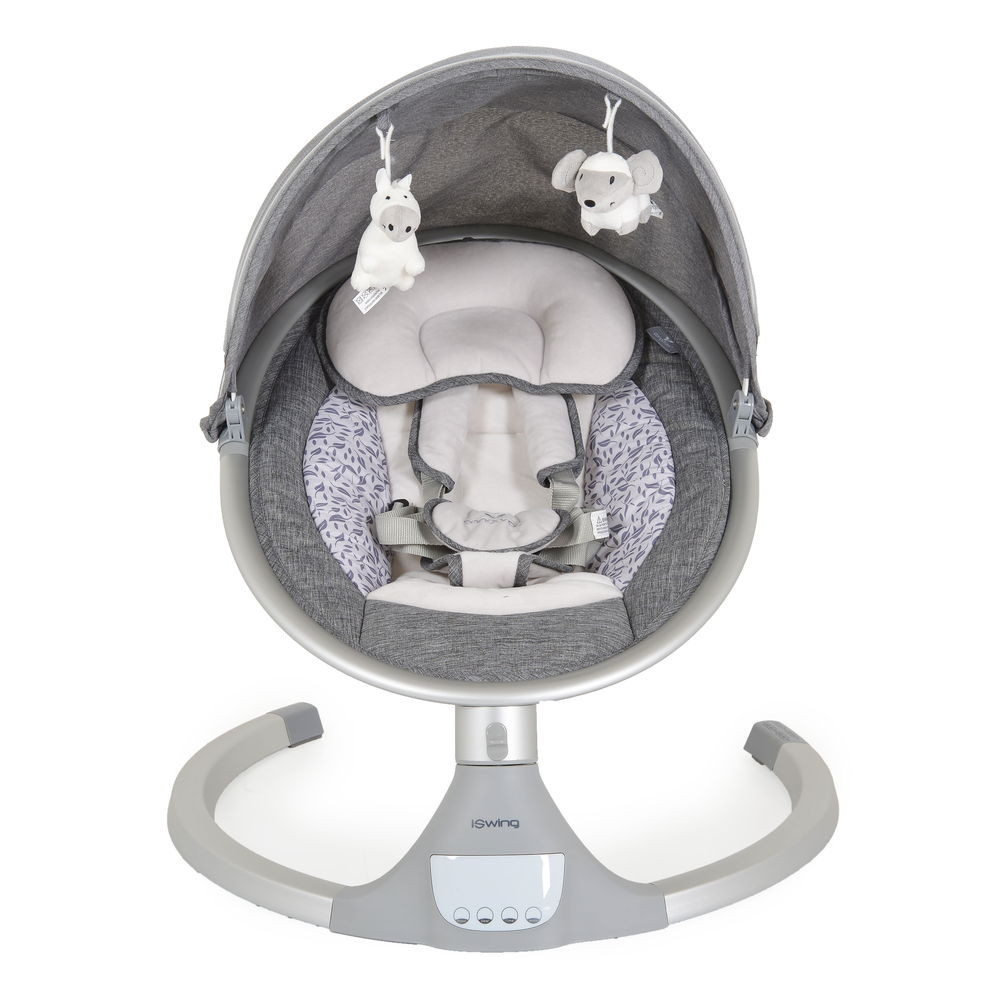 Moni Iswing elektromos hinta, 9 kg, 5seb., szúnyoghálóval EZÜST