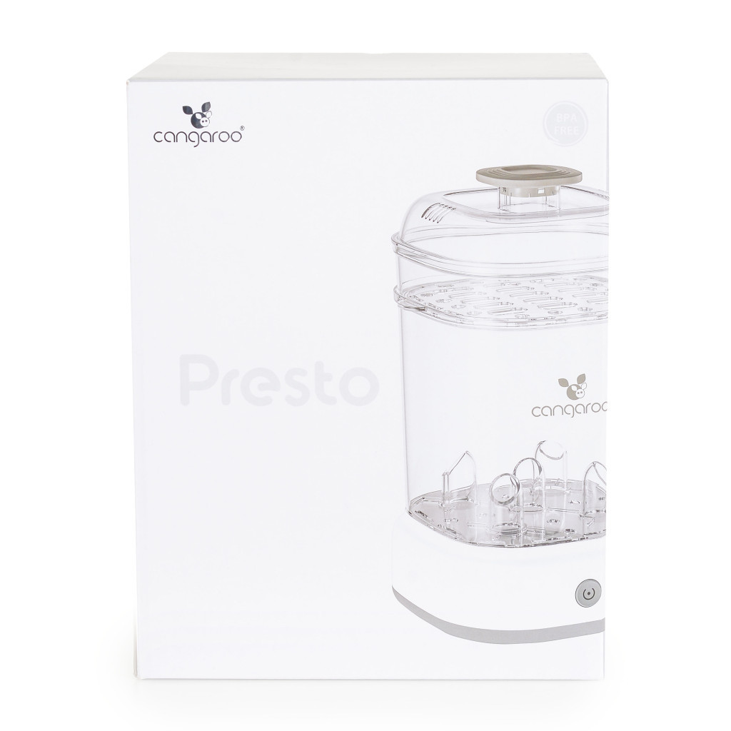 CANGAROO PRESTO sterilizáló üveghez SZÜRKE – babatermék