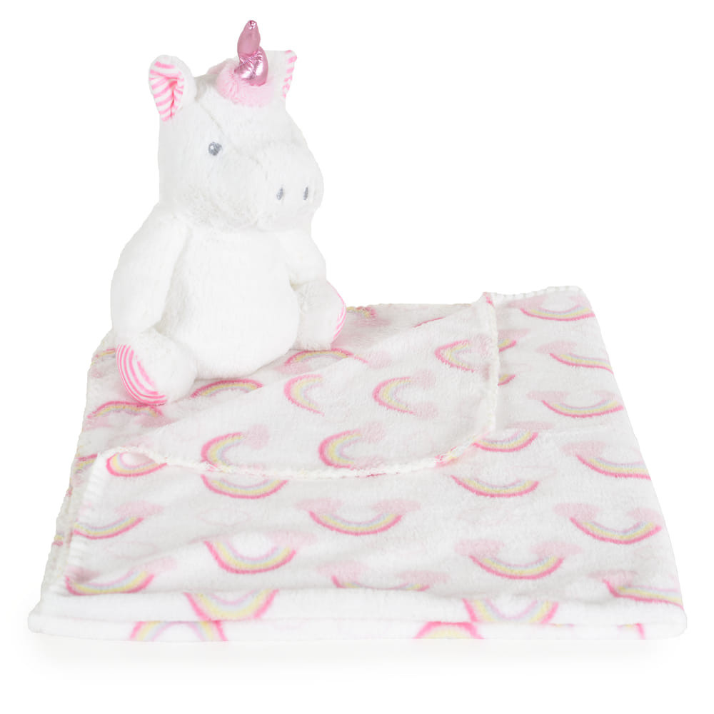 Cangaroo Takaró 90x75cm unikornis plüss pink – babatermék