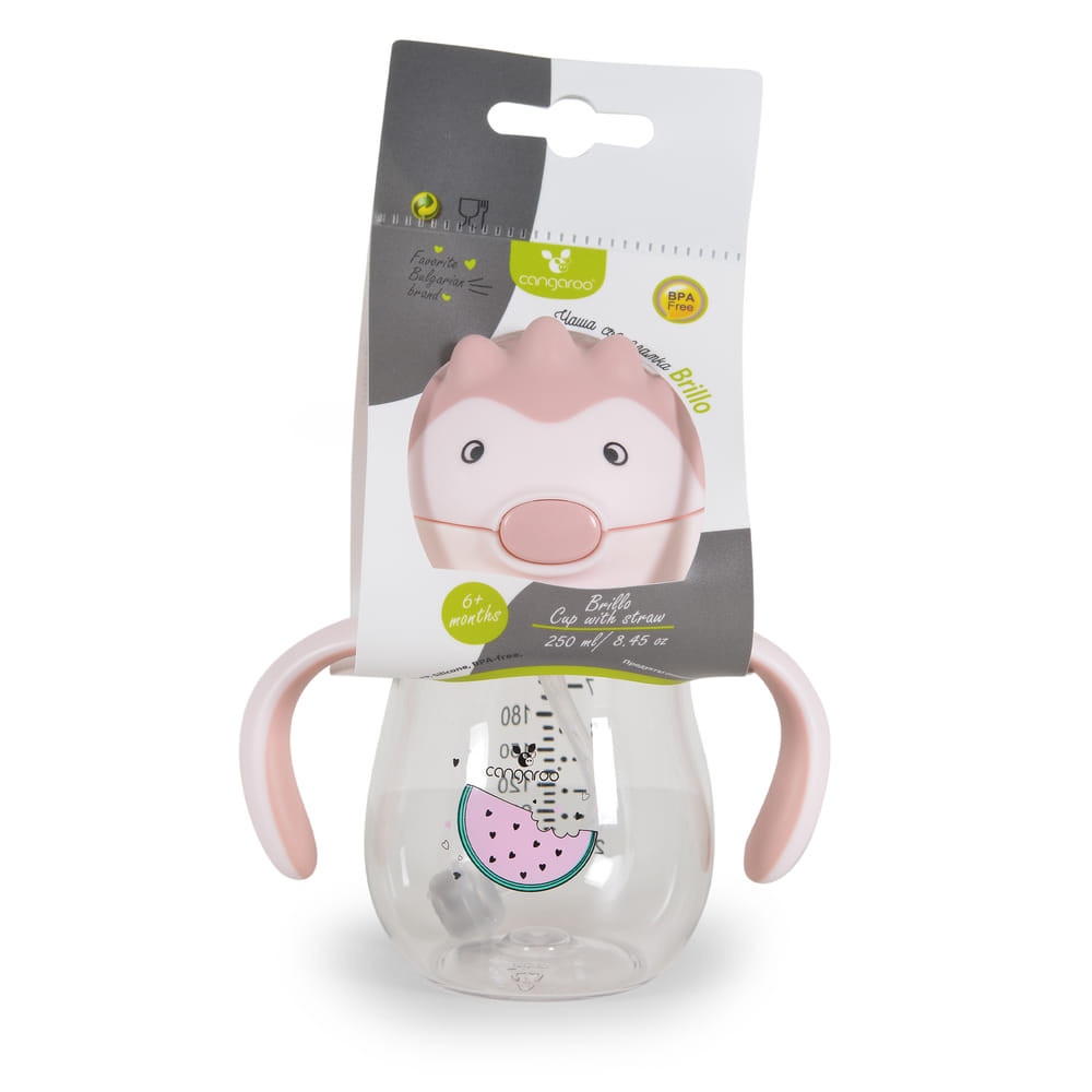 Cangaroo BRILLO itatópohár 250ml PINK