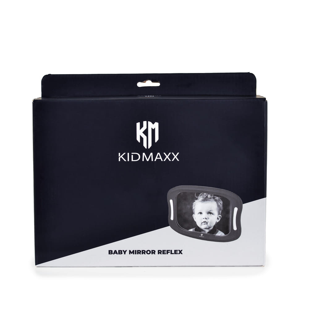 KIDMAXX Mirror tükör led lámpával REFLEX – autós babafigyelő tükör 5. kép