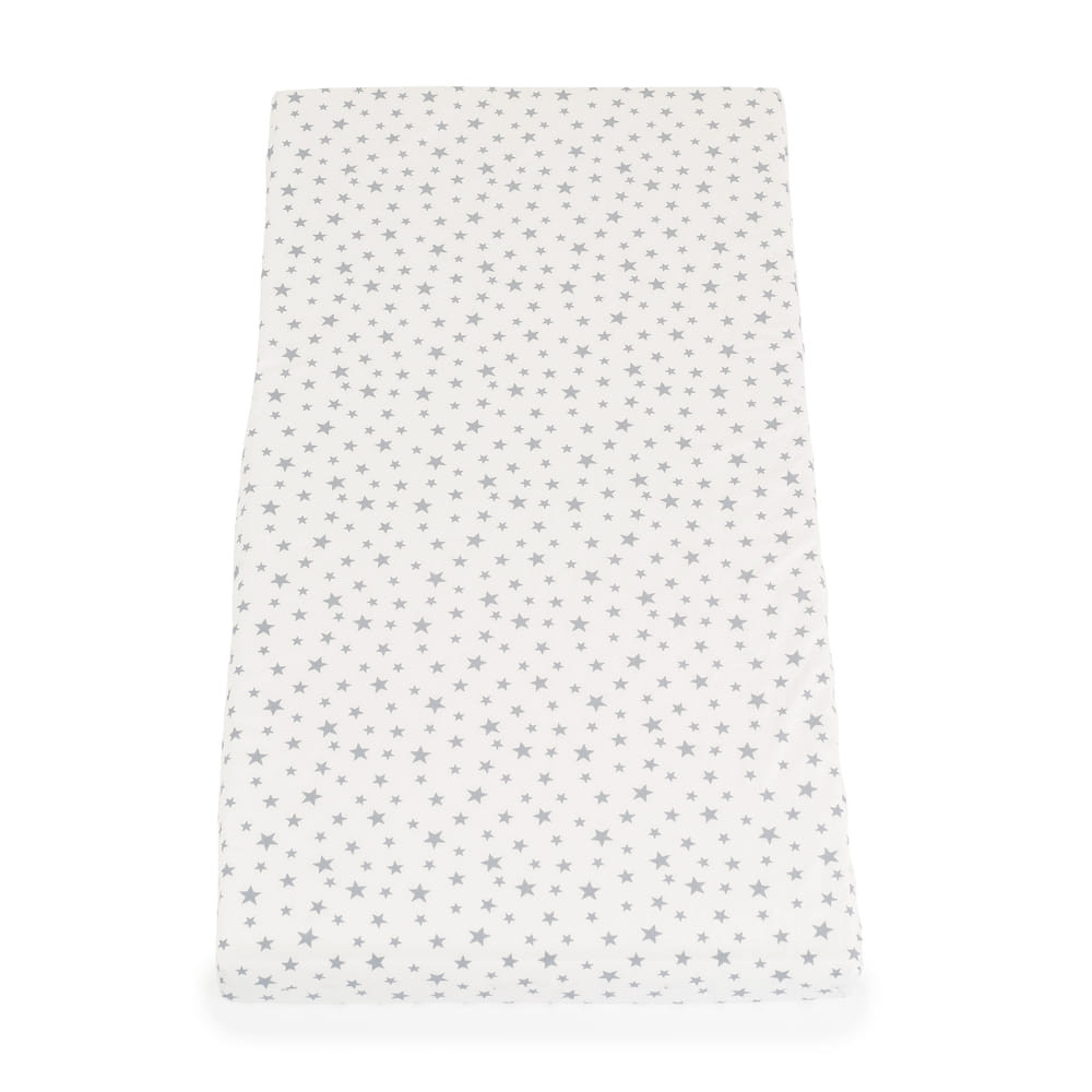 Moni CLASSICO szivacsmatrac 9cm 120x60cm textil huzat FEHÉR csillagos