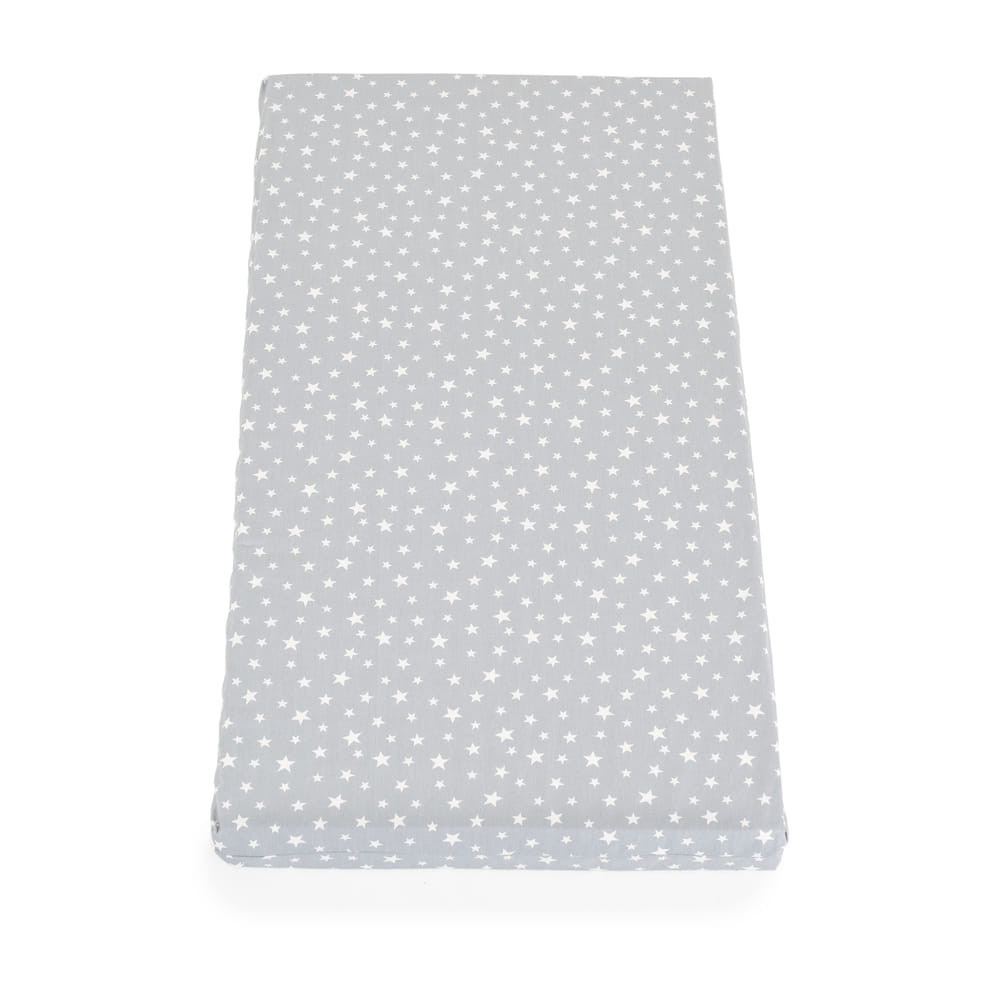 Moni CLASSICO szivacsmatrac 9cm 120x60cm textil huzat SZÜRKE csillagos