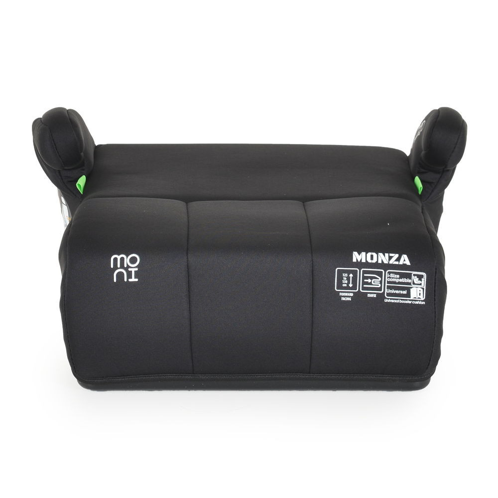 Moni MONZA ülésmagasító isofix I-SIZE 125-150cm FEKETE – ülésmagasító