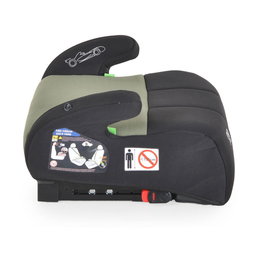 Moni MONZA ülésmagasító isofix I-SIZE 125-150cm ZÖLD – ülésmagasító