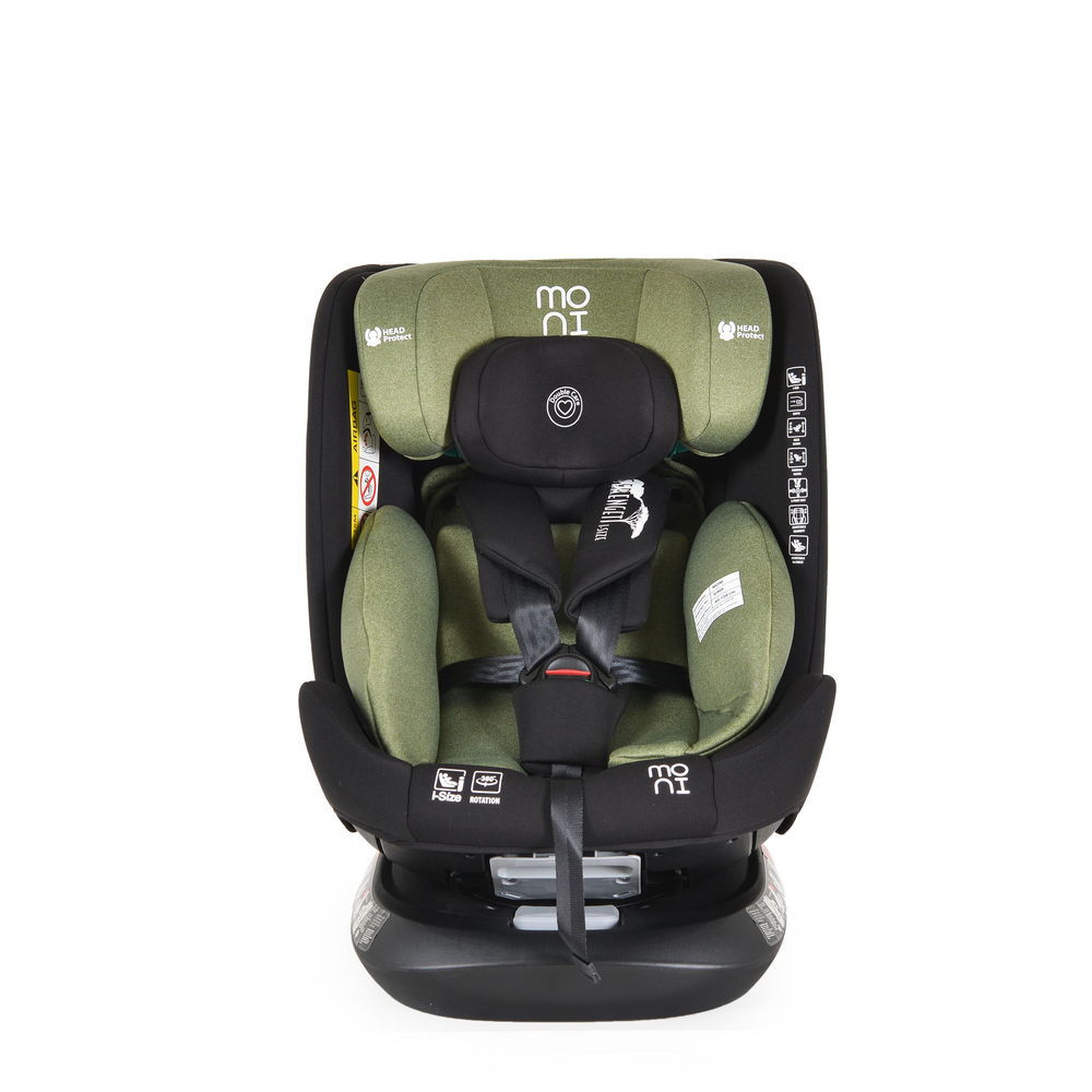 Moni SERENGETI I-SIZE autós ülés 40-150cm 360forgatható ZÖLD
