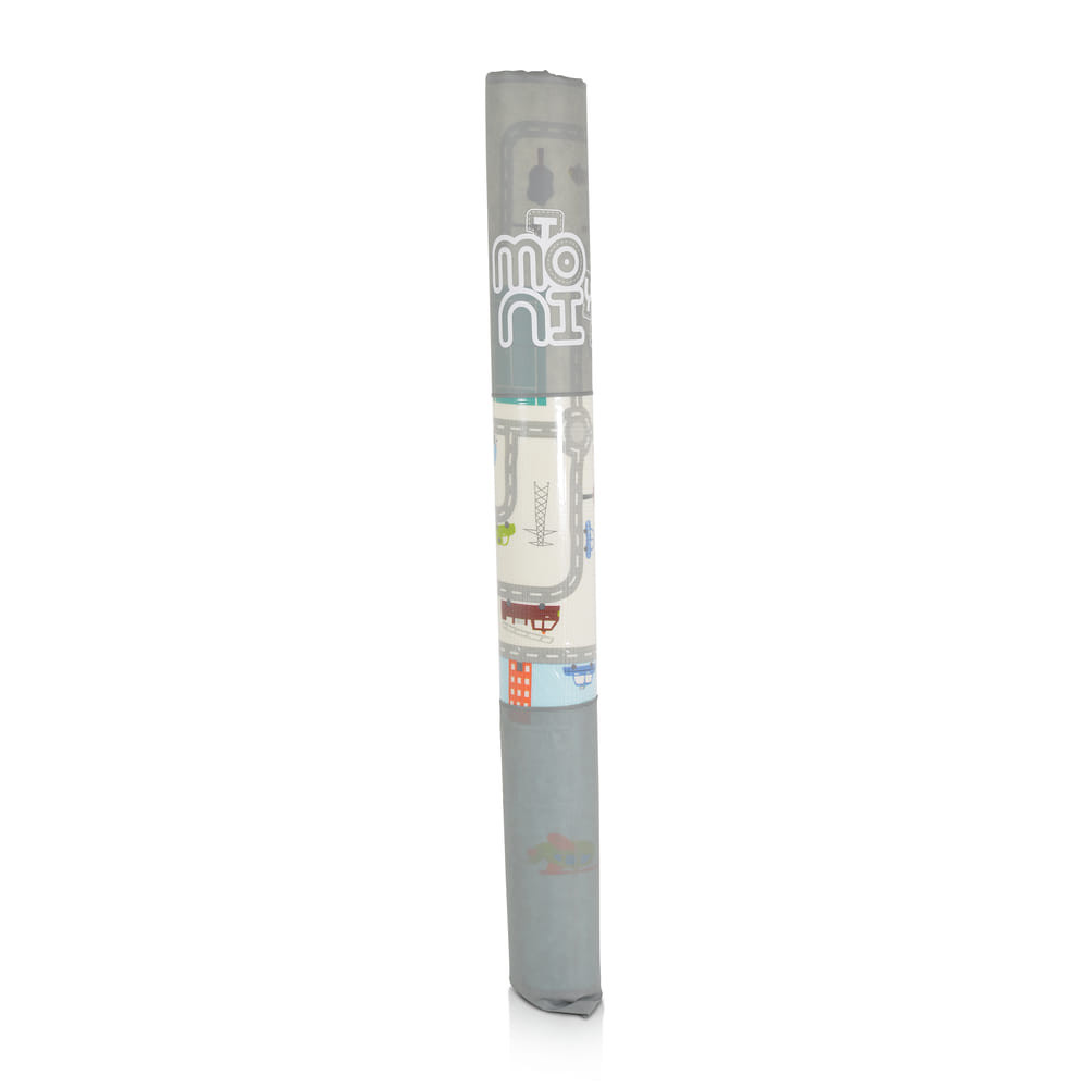 MONI XPE játszószőnyeg tekercses 200*180cm CITY – játszószőnyeg