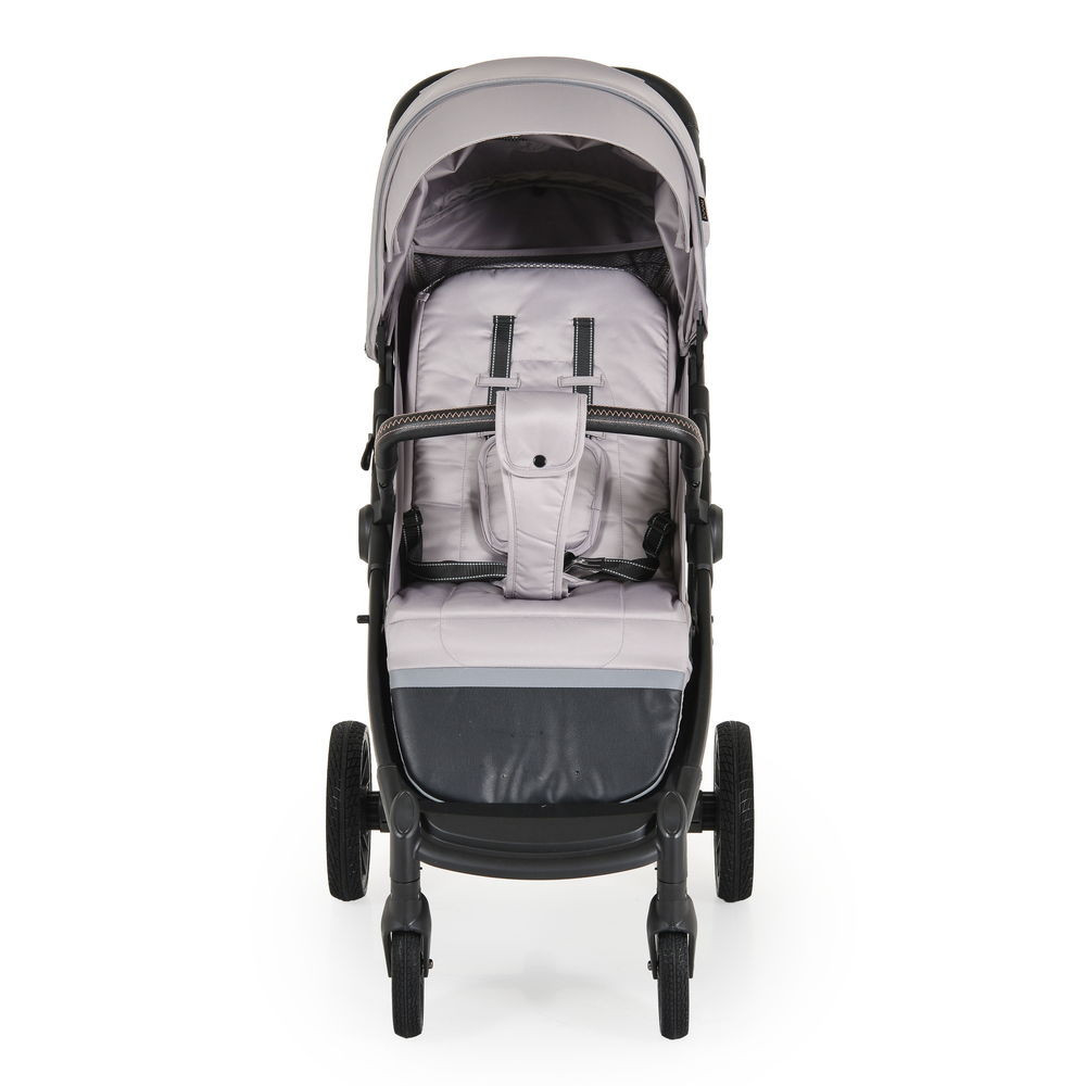 Moni BUGGY babakocsi lapracsukható, nagy kerekek, könnyű SZÜRKE